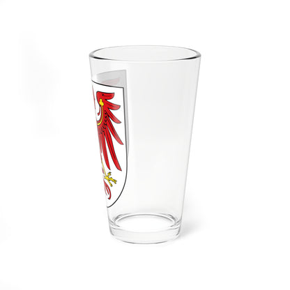 DEU Brandenburg COA (Germany) (Coat of Arms) Pint Glass 16oz