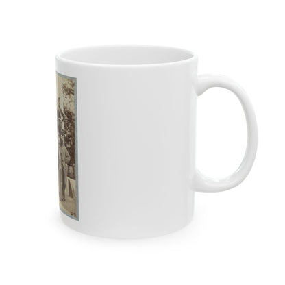 7th New York State Militia, Camp Cameron, D.C., 1861 028 (U.S. Civil War) White Coffee Mug