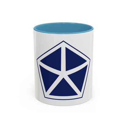 V Corps United States (U.S. Army) Accent Coffee Mug