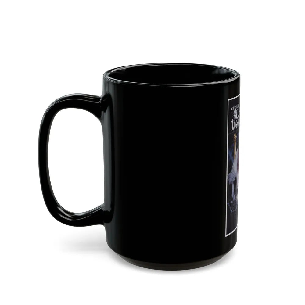 CURSE OF THE BLUE LIGHTS 1988 Movie Poster - Black Coffee Mug-Go Mug Yourself