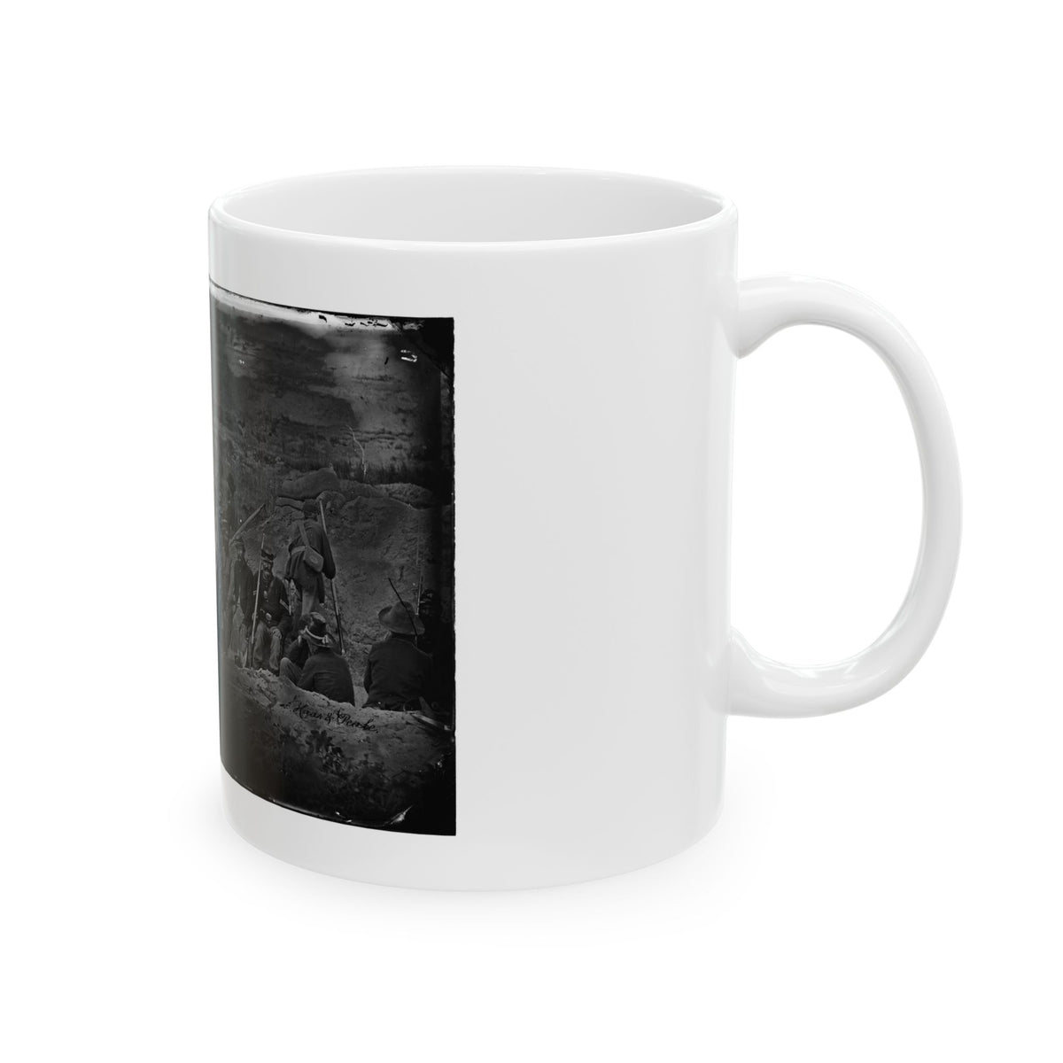 Morris Island, South Carolina. Full Sap (U.S. Civil War) White Coffee Mug