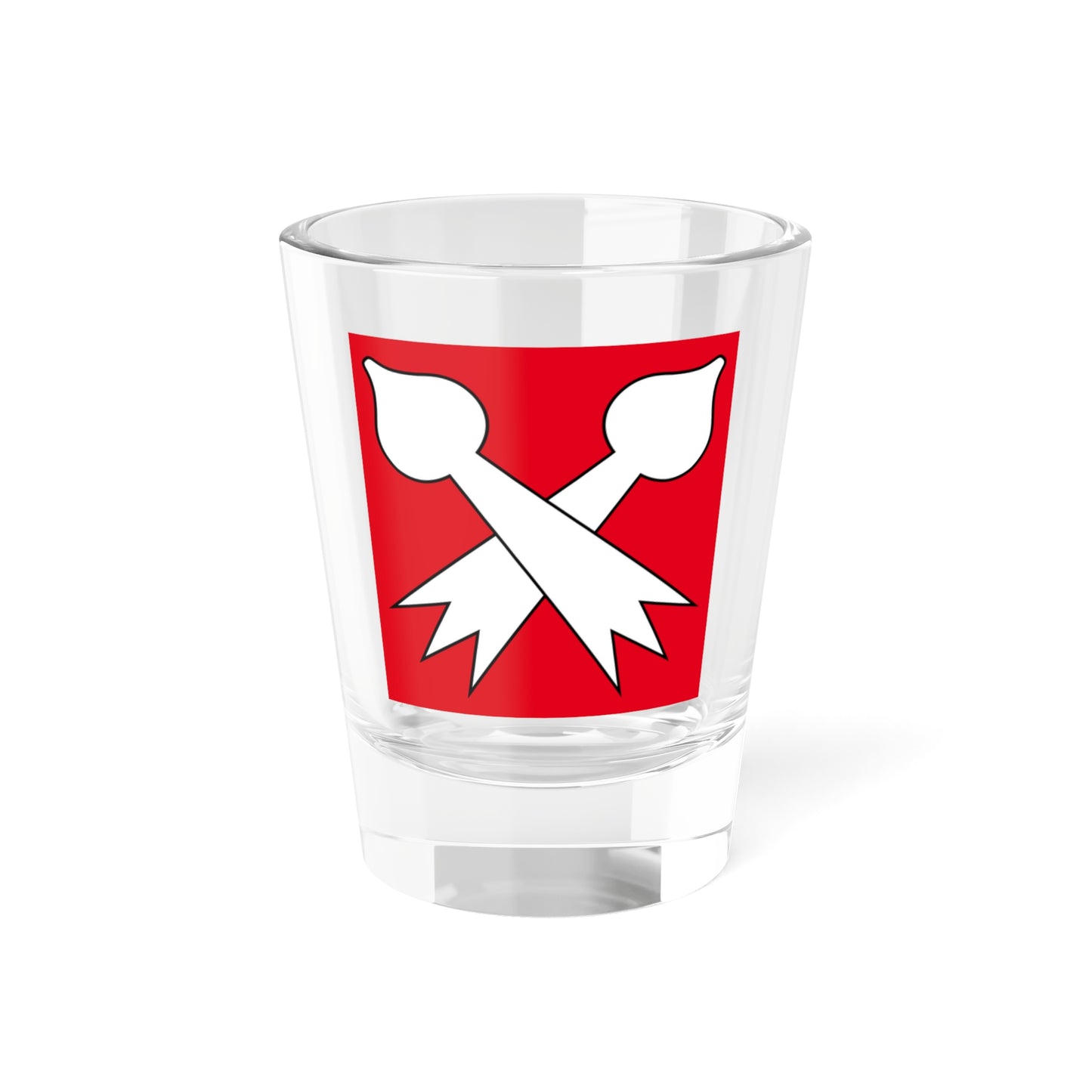 CHE Bottmingen Flag (Switzerland) Shot Glass 1.5oz