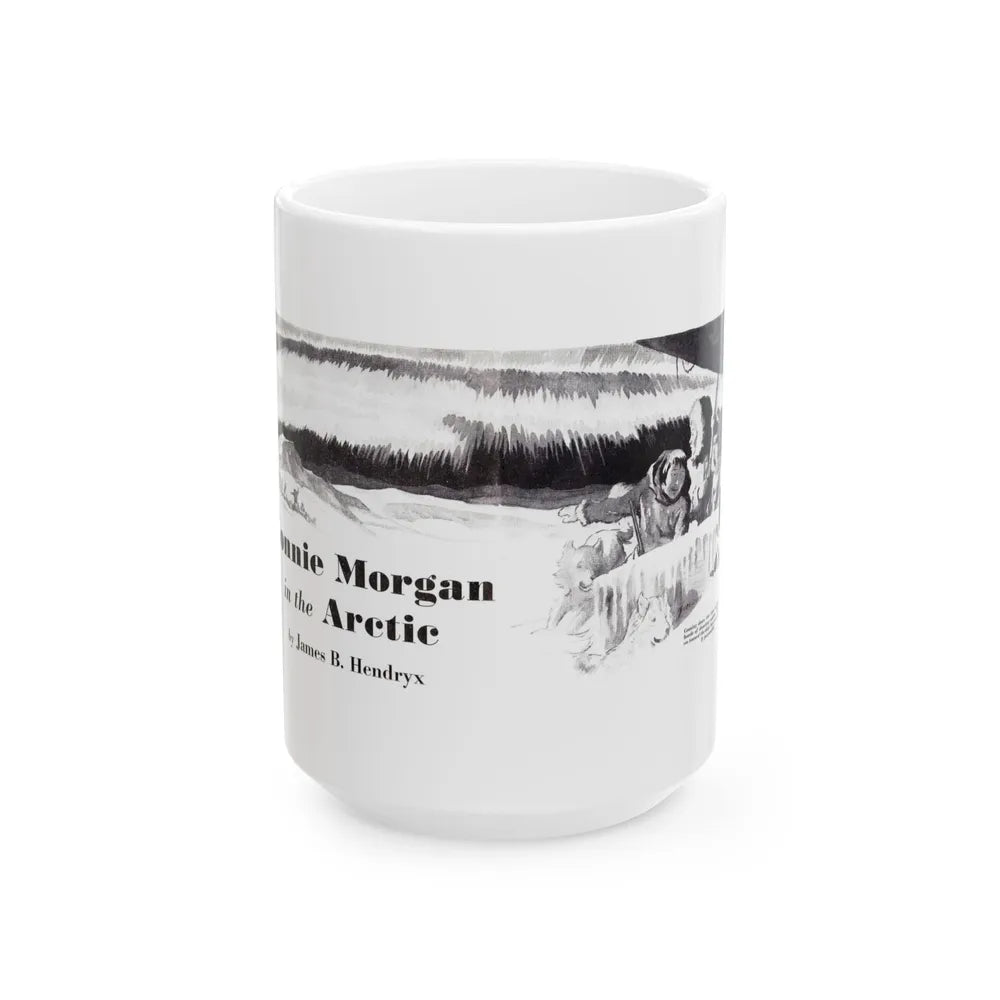 Connie Morgan in the Arctic, The American Boy, February 1936 - White Coffee Mug-15oz-Go Mug Yourself