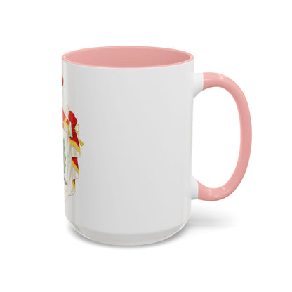 Ornamented Coat of Arms of Chile (1819-1834) Cerro Castillo Version - Accent Coffee Mug