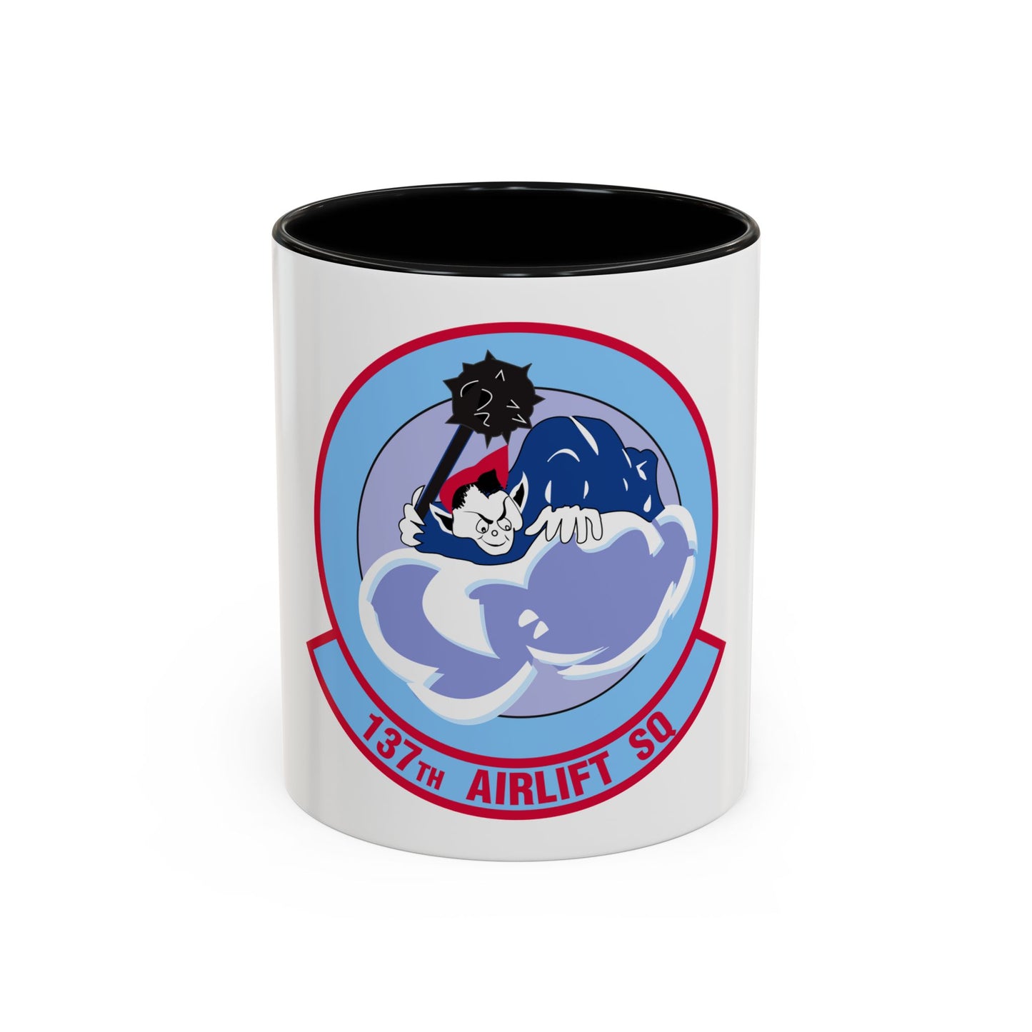 137 Airlift Squadron (U.S. Air Force) Accent Coffee Mug