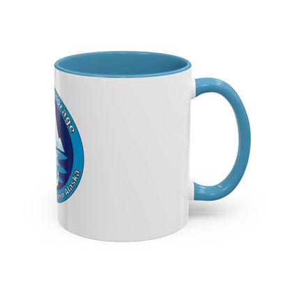 USCG Sector Anchorage (U.S. Coast Guard) Accent Coffee Mug