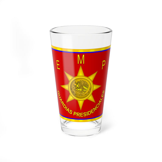 Cuerpo de Guardias Presidenciales Mexico (Mexico) (Coat of Arms) Pint Glass 16oz