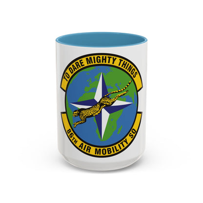 86th Air Mobility Squadron (U.S. Air Force) Accent Coffee Mug