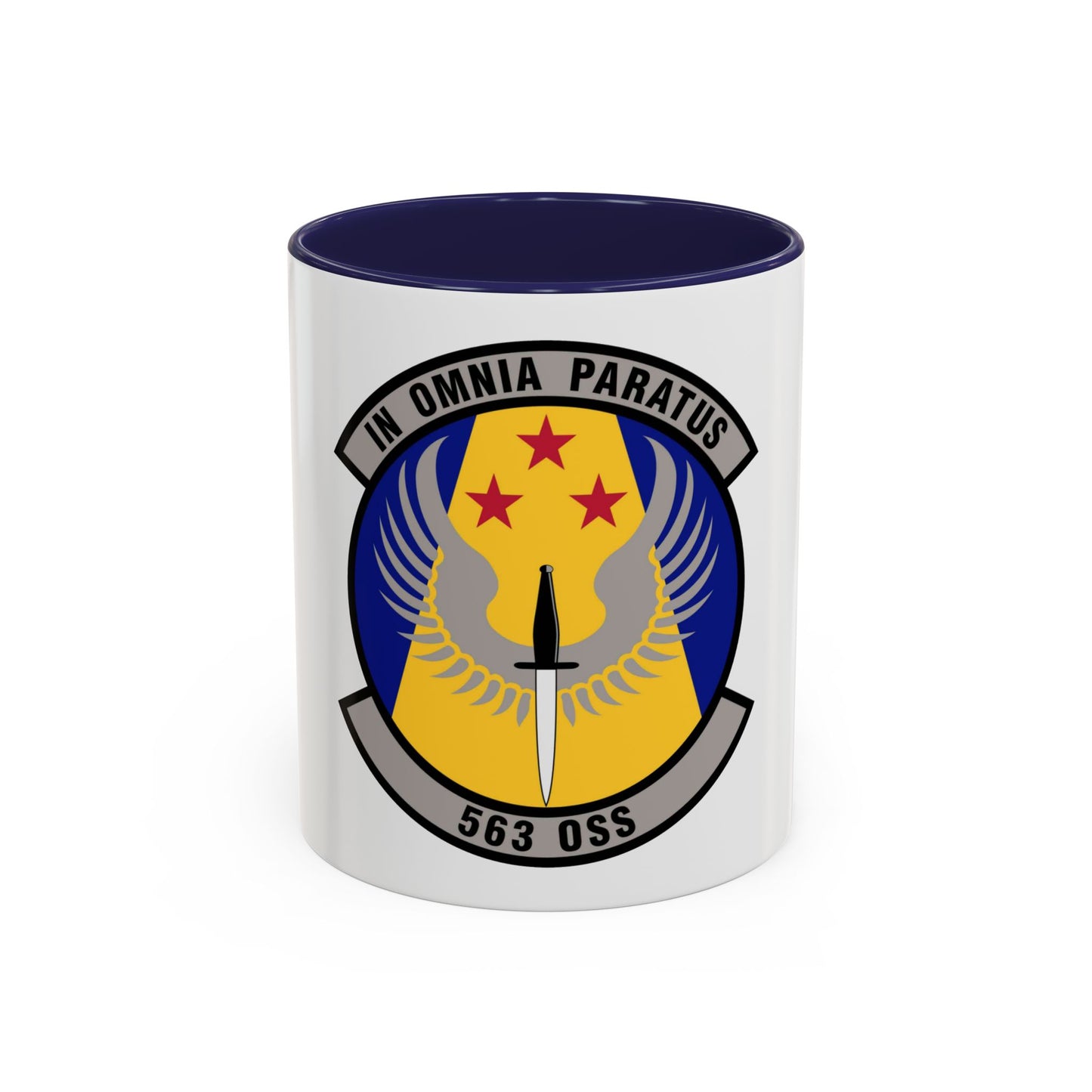 563d Operations Support Squadron (U.S. Air Force) Accent Coffee Mug