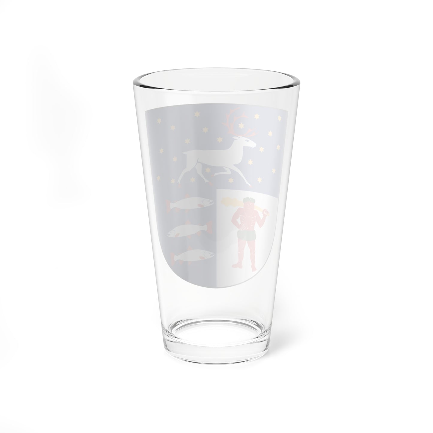 Västerbotten län vapen (Sweden) (Coat of Arms) Pint Glass 16oz