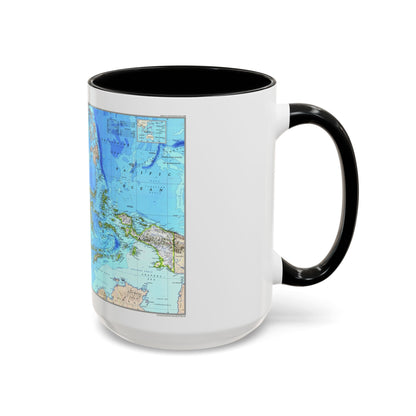 Indonesia 1 (1996) (Map) Accent Coffee Mug