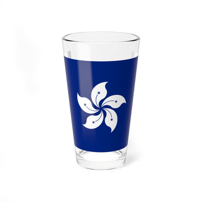 Flag of Hong Kong Special Administrative Region of the Republic of China (China) Pint Glass 16oz