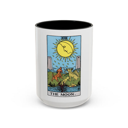 The Moon (Tarot Card) Accent Coffee Mug