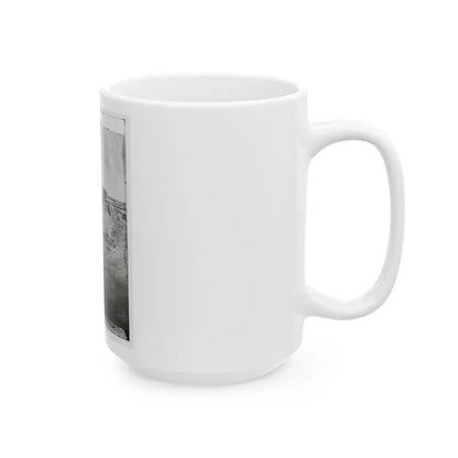 Fort Pulaski, Ga. Interior View Of Rear Parapet (U.S. Civil War) White Coffee Mug-Go Mug Yourself