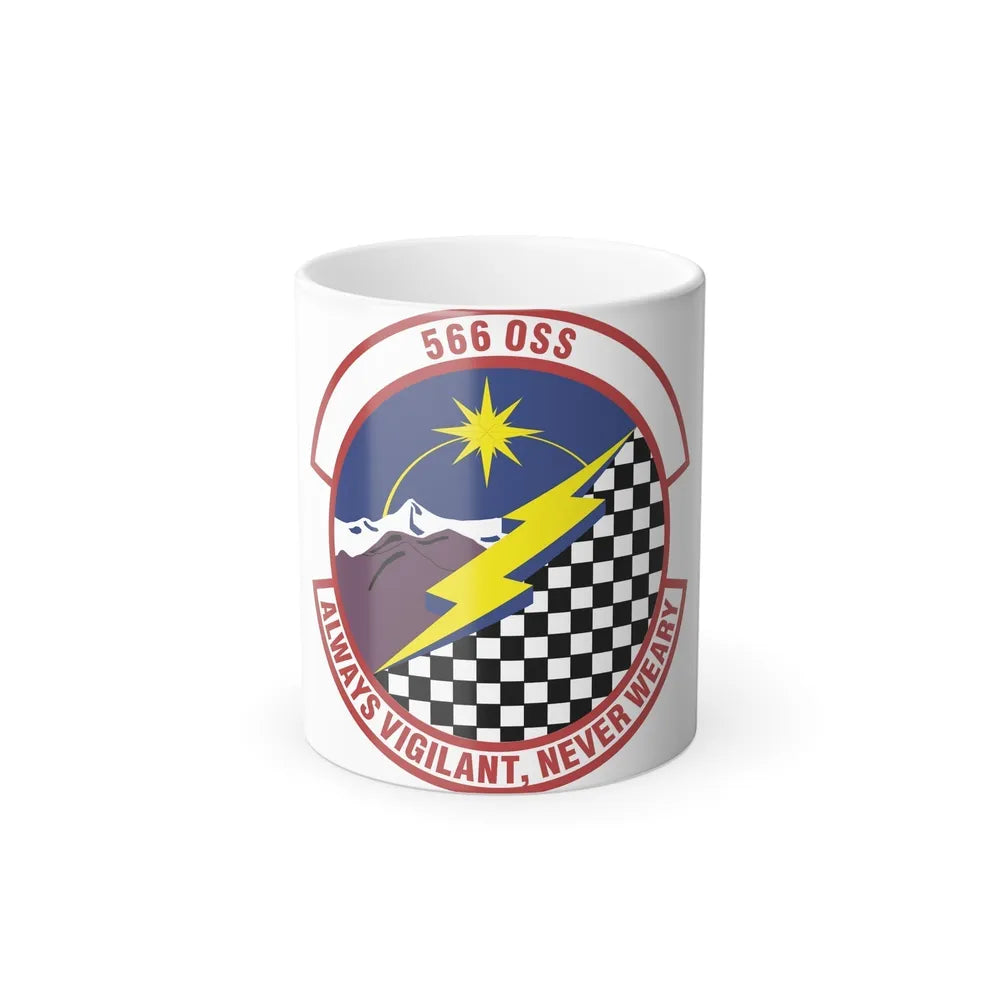 566th Operations Support Squadron (U.S. Air Force) Color Changing Coffee Mug-11oz-Go Mug Yourself