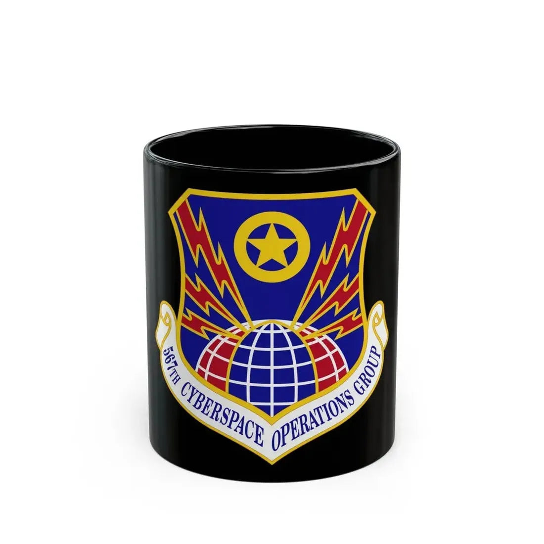 567 Cyberspace Operations Group ACC (U.S. Air Force) Black Coffee Mug 11oz - Go Mug Yourself