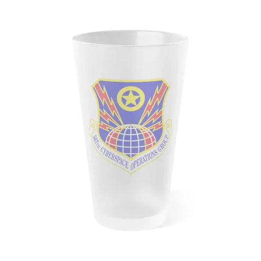 567 Cyberspace Operations Group ACC (U.S. Air Force) Frosted Pint Glass 16oz 16oz Frosted - Go Mug Yourself