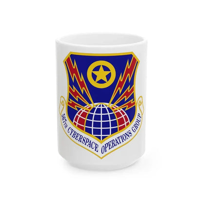 567 Cyberspace Operations Group ACC (U.S. Air Force) White Coffee Mug 15oz - Go Mug Yourself