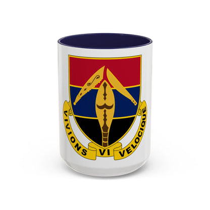 351 Armored Field Artillery Battalion (U.S. Army) Accent Coffee Mug