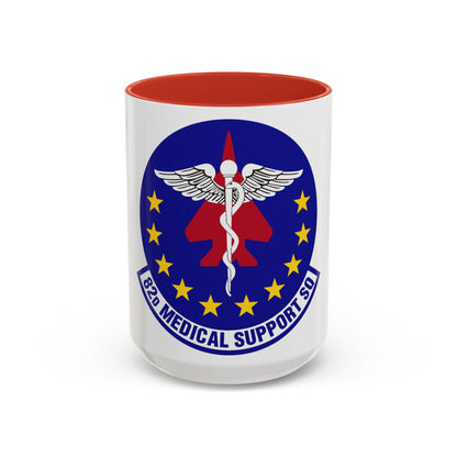 82d Medical Support Squadron (U.S. Air Force) Accent Coffee Mug