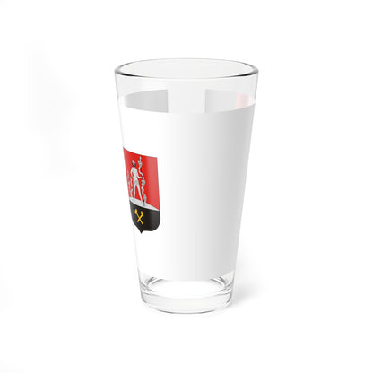 Flag of Komlo (Hungary) Pint Glass 16oz