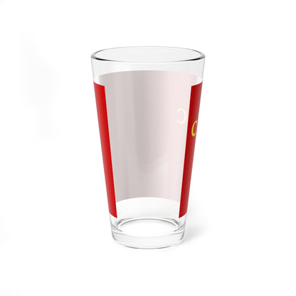Flag of Russia 1918 cross (Russia) Pint Glass 16oz