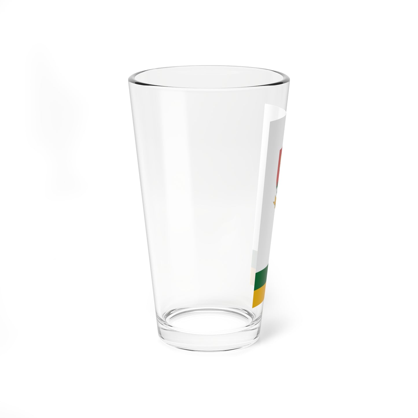 Flag of Kaposujlak vertical (Hungary) Pint Glass 16oz