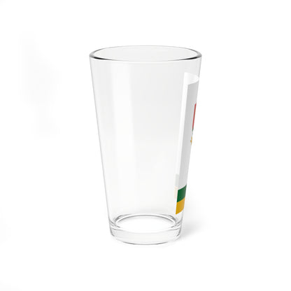 Flag of Kaposujlak vertical (Hungary) Pint Glass 16oz