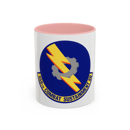 558th Combat Sustainment Squadron (U.S. Air Force) Accent Coffee Mug