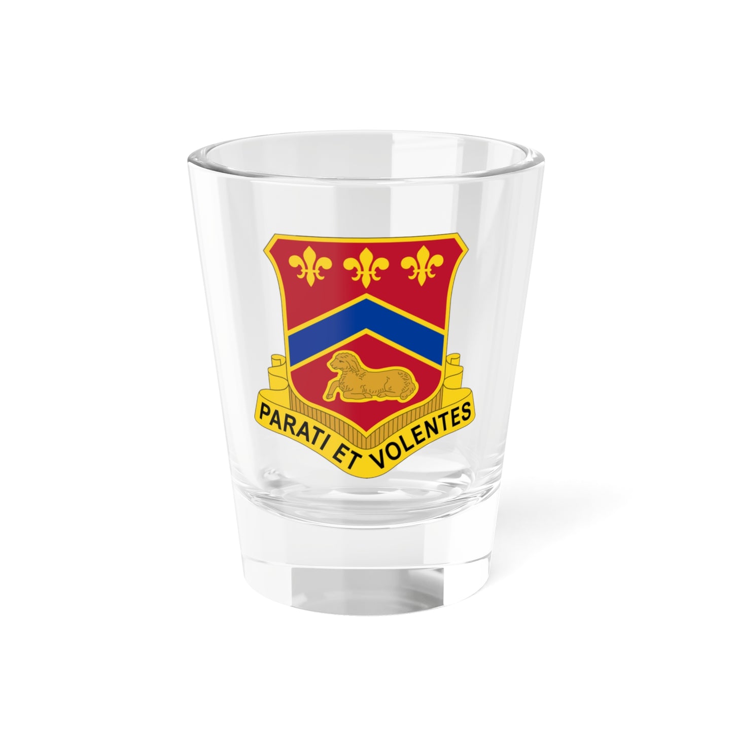 Verre à liqueur du 123e bataillon du génie (armée américaine) 1,5 oz