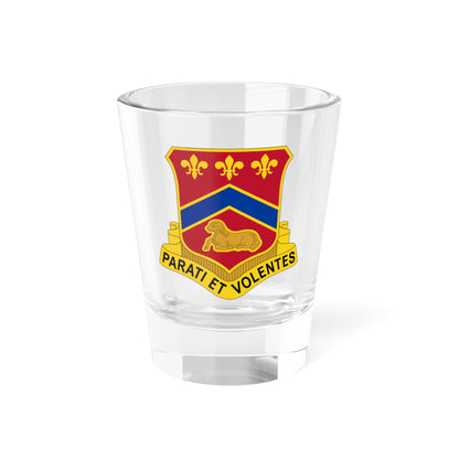 Verre à liqueur du 123e bataillon du génie (armée américaine) 1,5 oz