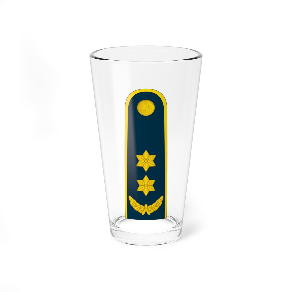 17 Lithuania Air Force LTC (Lithuania) (Military Rank) Pint Glass 16oz
