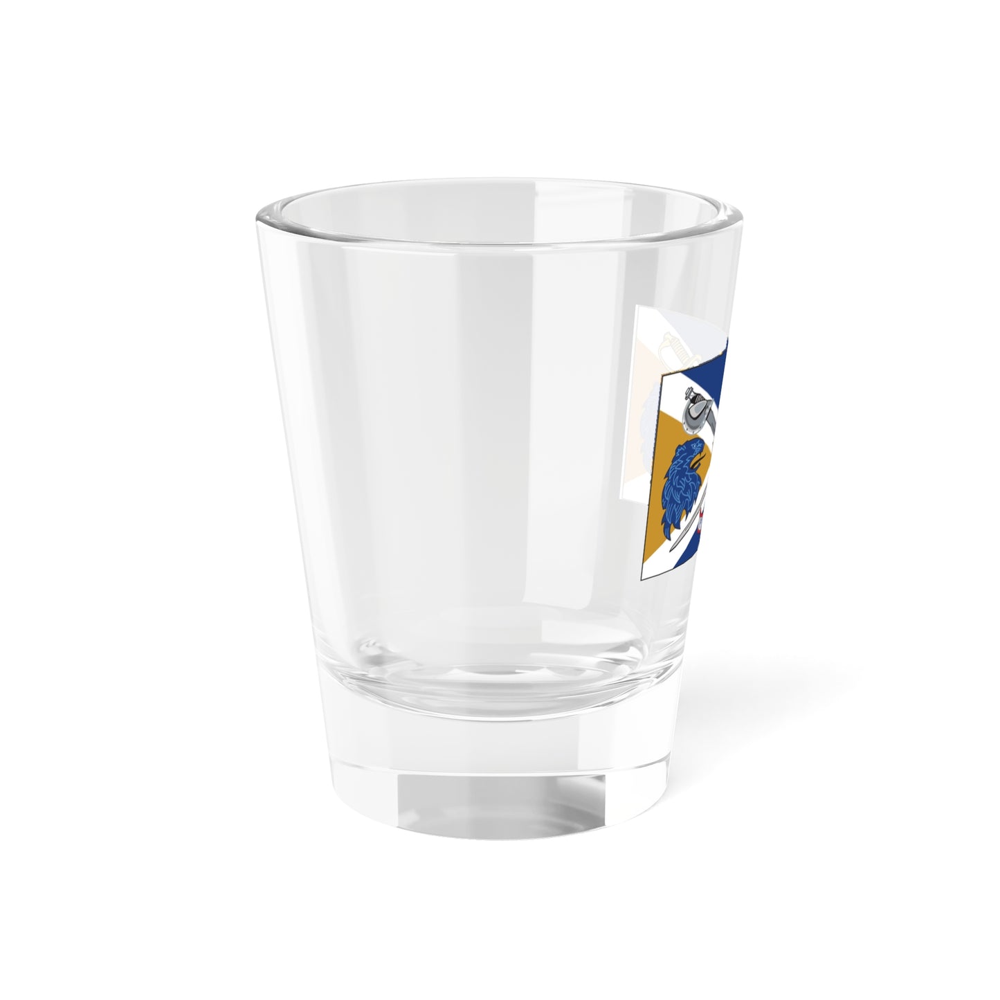 USS Mason DDG 87 Battle Flag. (U.S. Navy) Shot Glass 1.5oz