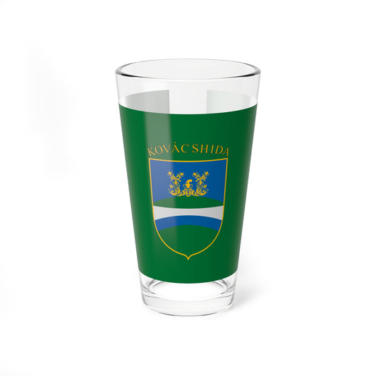 Flag of Kovacshida (Hungary) Pint Glass 16oz