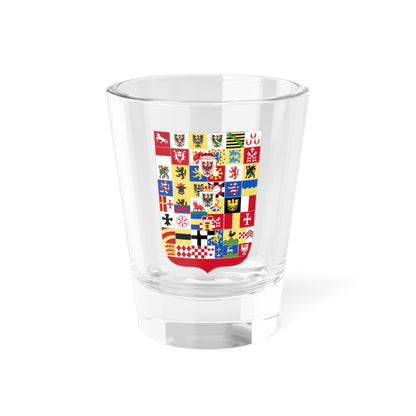 Greater coat of arms of the Kingdom of Prussia House of Hohenzollern from 1873 (Denmark) (Coat of Arms) Shot Glass 1.5oz