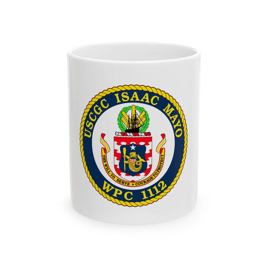 USCGC Isaac Mayo WPC 1112 (U.S. Coast Guard) White Coffee Mug