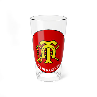 Emblem for the I-TRR (Denmark) (Coat of Arms) Pint Glass 16oz