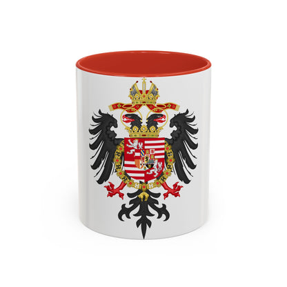 Greater Coat of Arms of Ferdinand I, Holy Roman Emperor - Accent Coffee Mug