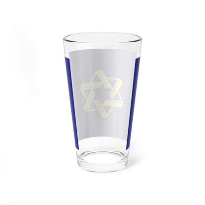 Flag of Makkari Hokkaido (Japan) Pint Glass 16oz