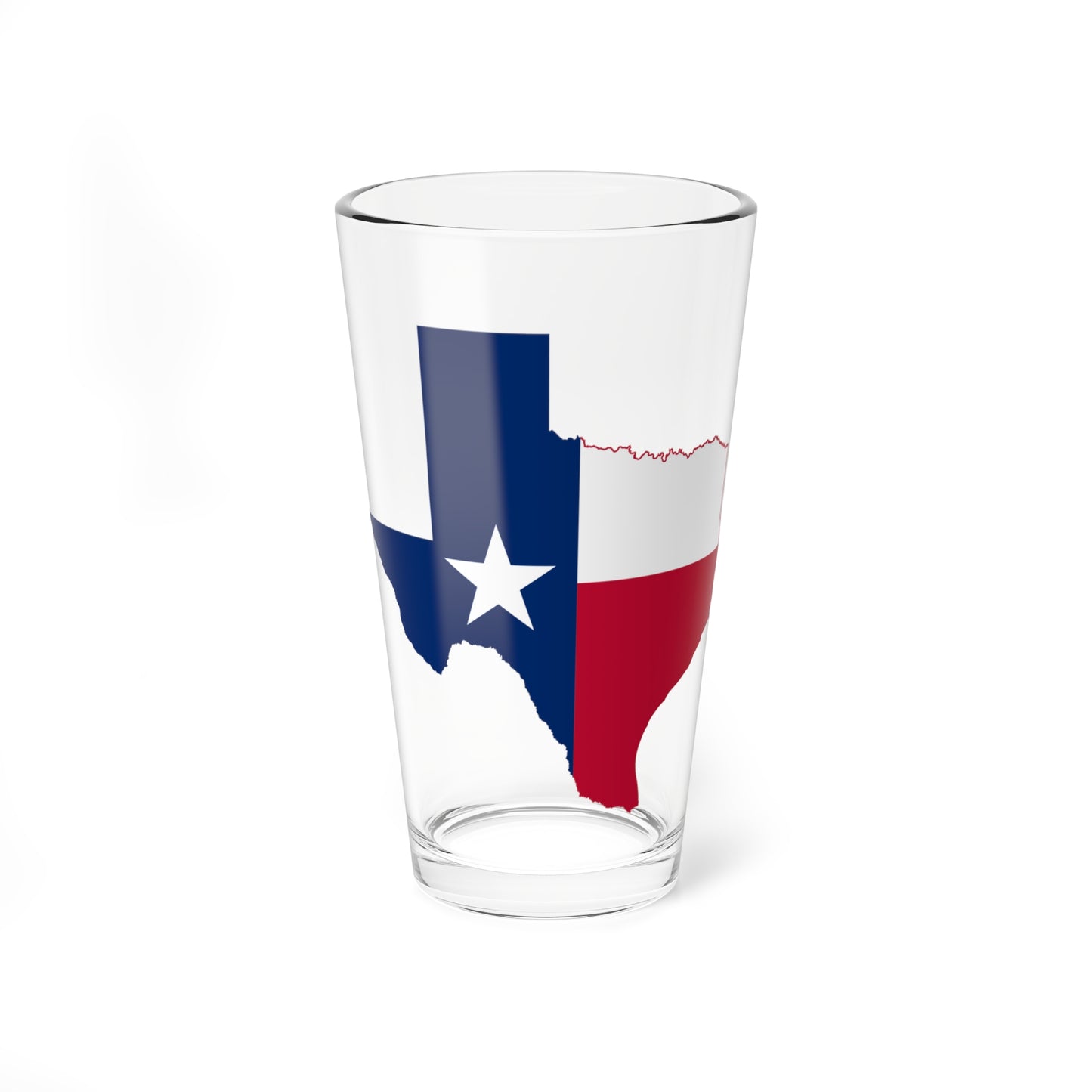 Texas flag map (United States) Pint Glass 16oz