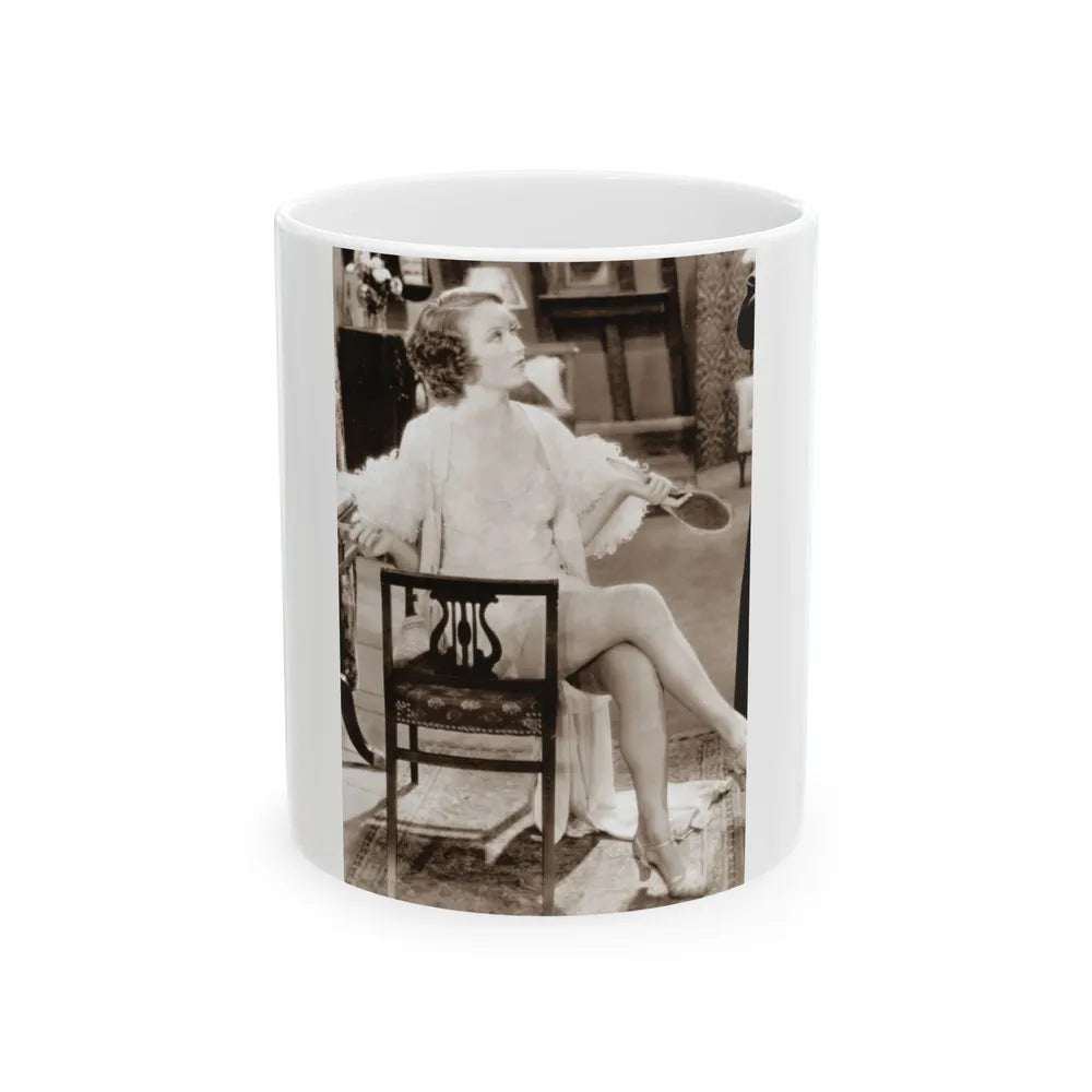 Fay Wray #204 1 (Vintage Female Icon) White Coffee Mug-11oz-Go Mug Yourself