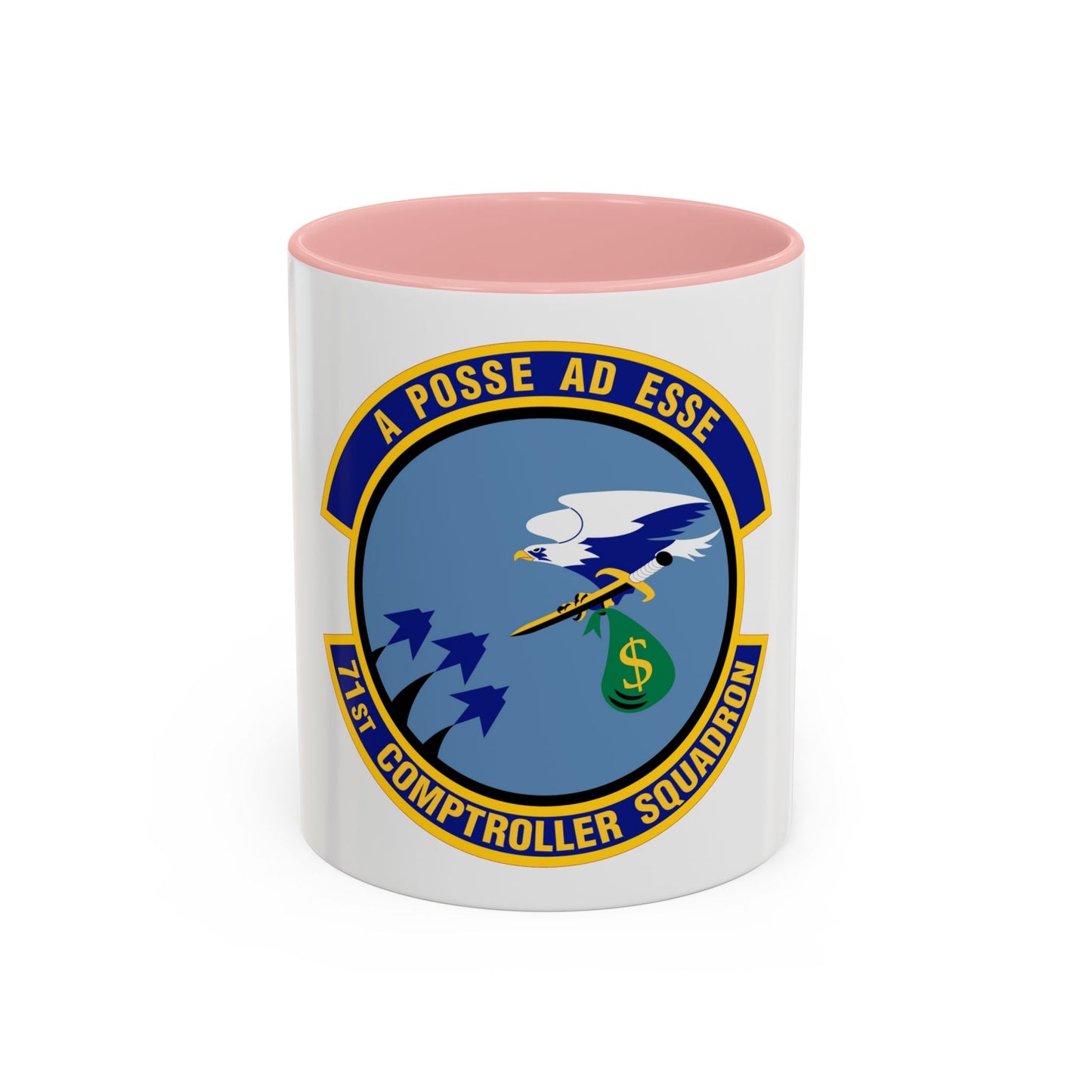 71st Comptroller Squadron (U.S. Air Force) Accent Coffee Mug
