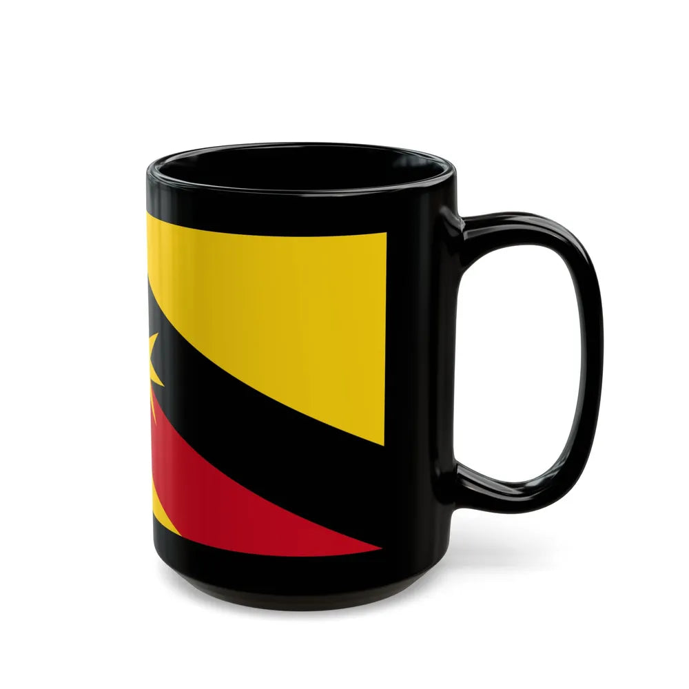 Flag of Sarawak Malaysia - Black Coffee Mug-Go Mug Yourself