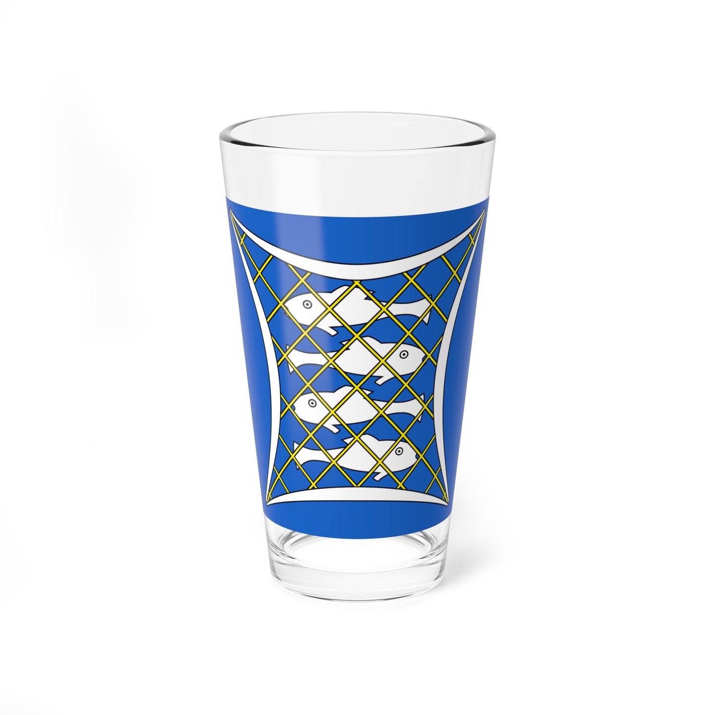 CHE Niederuster Flag (Switzerland) Pint Glass 16oz