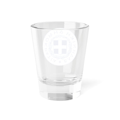 Great Seal of the State Greece (Greece) (Coat of Arms) Shot Glass 1.5oz