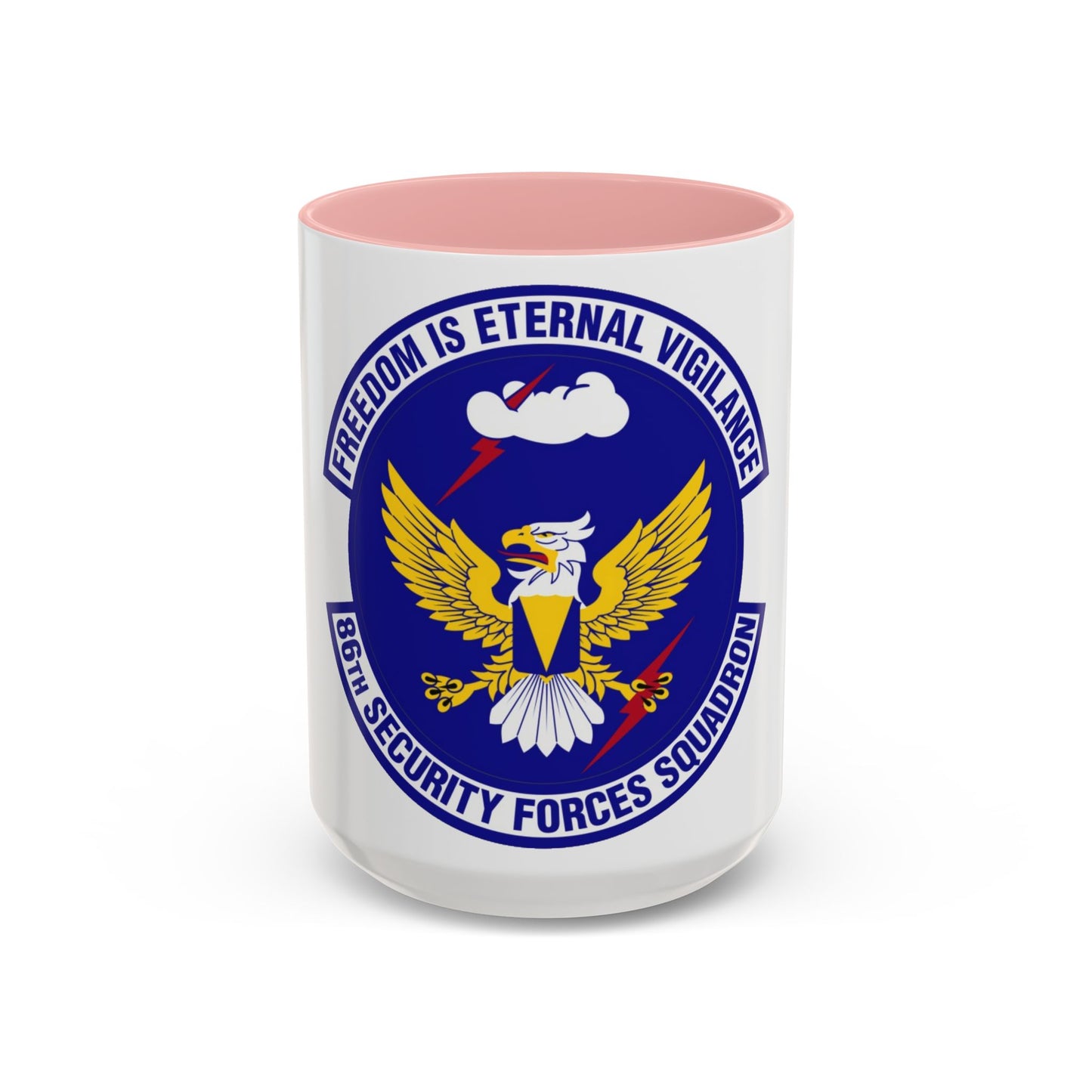 86 Security Forces Squadron USAFE (U.S. Air Force) Accent Coffee Mug