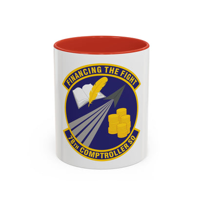 78 Comptroller Squadron AFMC (U.S. Air Force) Accent Coffee Mug