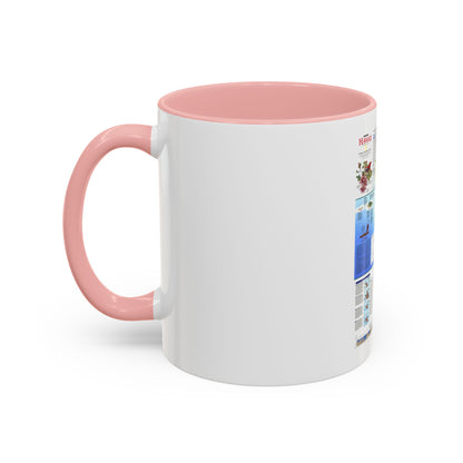 USA - Rediscovering Hawaii (1995) (Map) Accent Coffee Mug