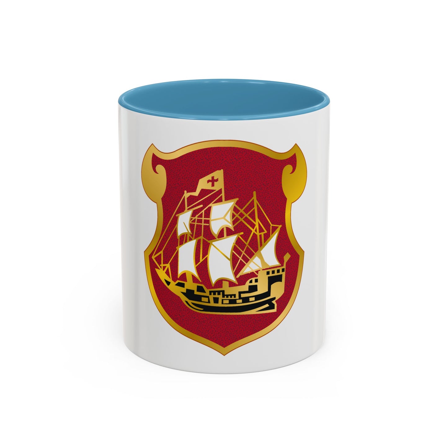 9 Antiaircraft Artillery Gun Battalion (U.S. Army) Accent Coffee Mug