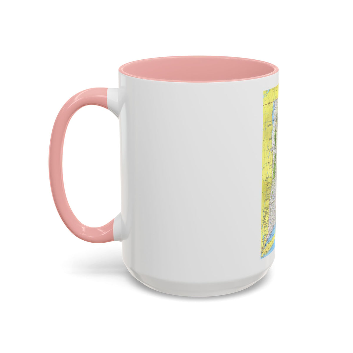 USA - Western New England 1 (1975) (Map) Accent Coffee Mug